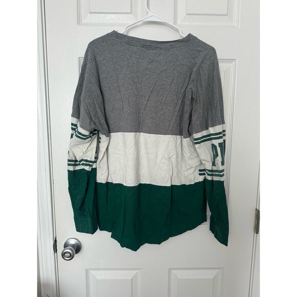 Victoria Secret PINK Michigan State University Long Sleeve Spirit Jersey Sz: L - Picture 2 of 4